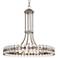 Crystorama Clover 22 1/2" Wide Brushed Nickel Chandelier