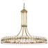 Crystorama Clover 28 3/4" Wide Aged Brass Chandelier