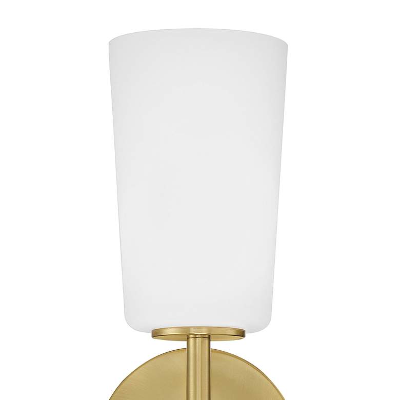 Image 4 Crystorama Colton 13 1/4" High Aged Brass Wall Sconce more views