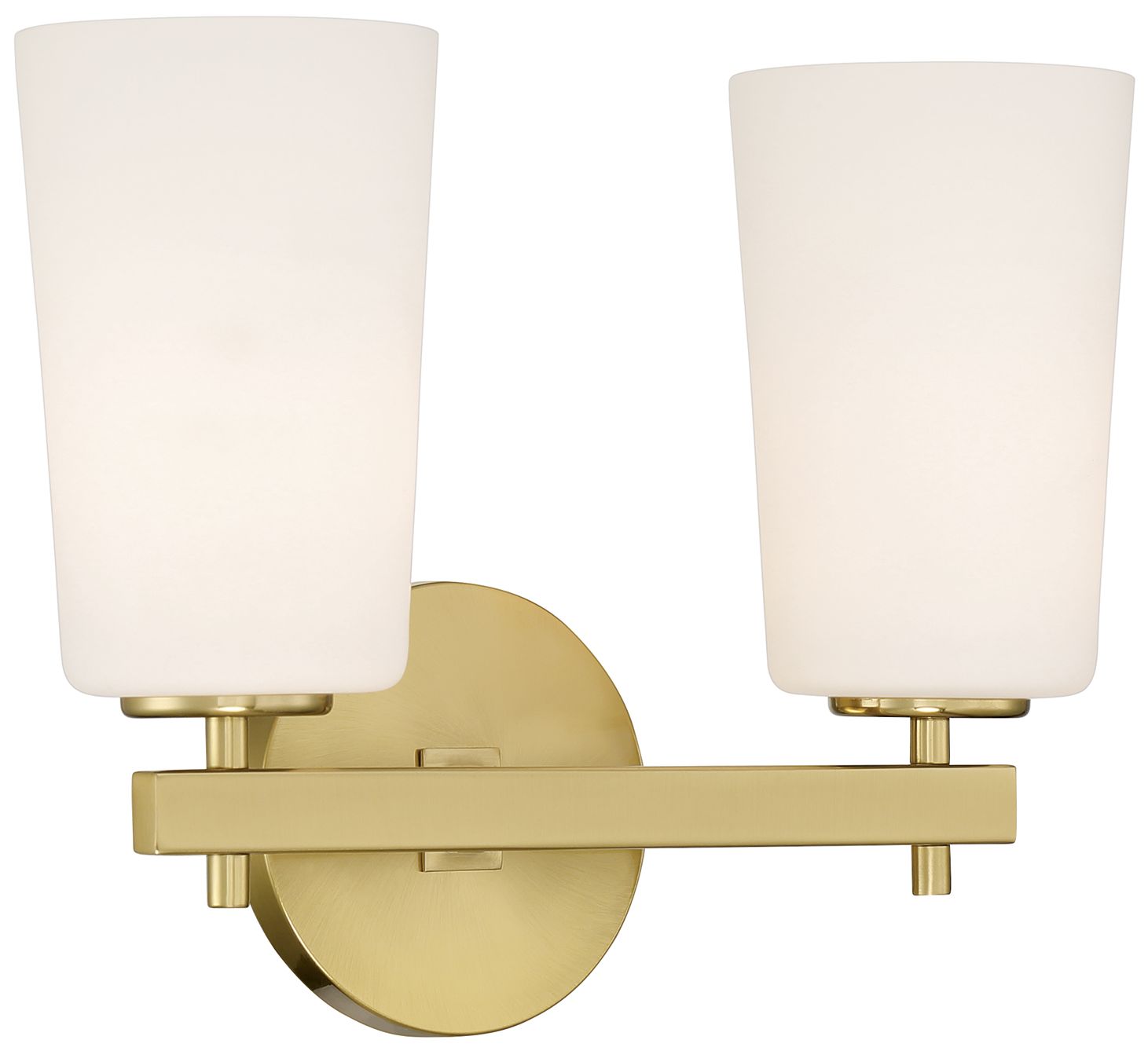 Image 2 Crystorama Colton 14.75'' Aged Brass Sconce more views