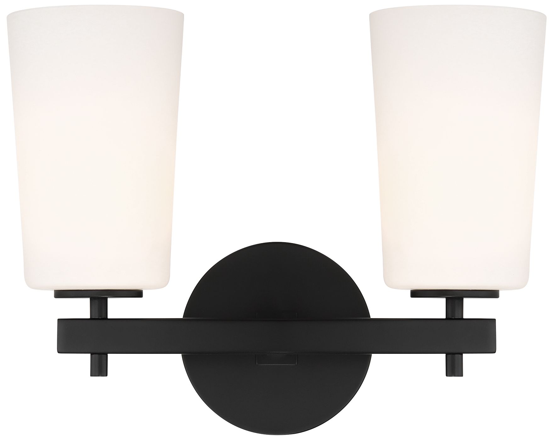 Crystorama Colton 14.75'' Black Sconce