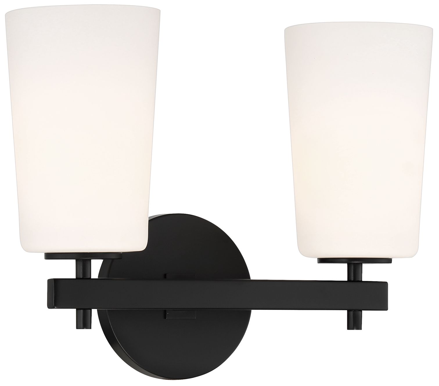 Image 2 Crystorama Colton 14.75'' Black Sconce more views