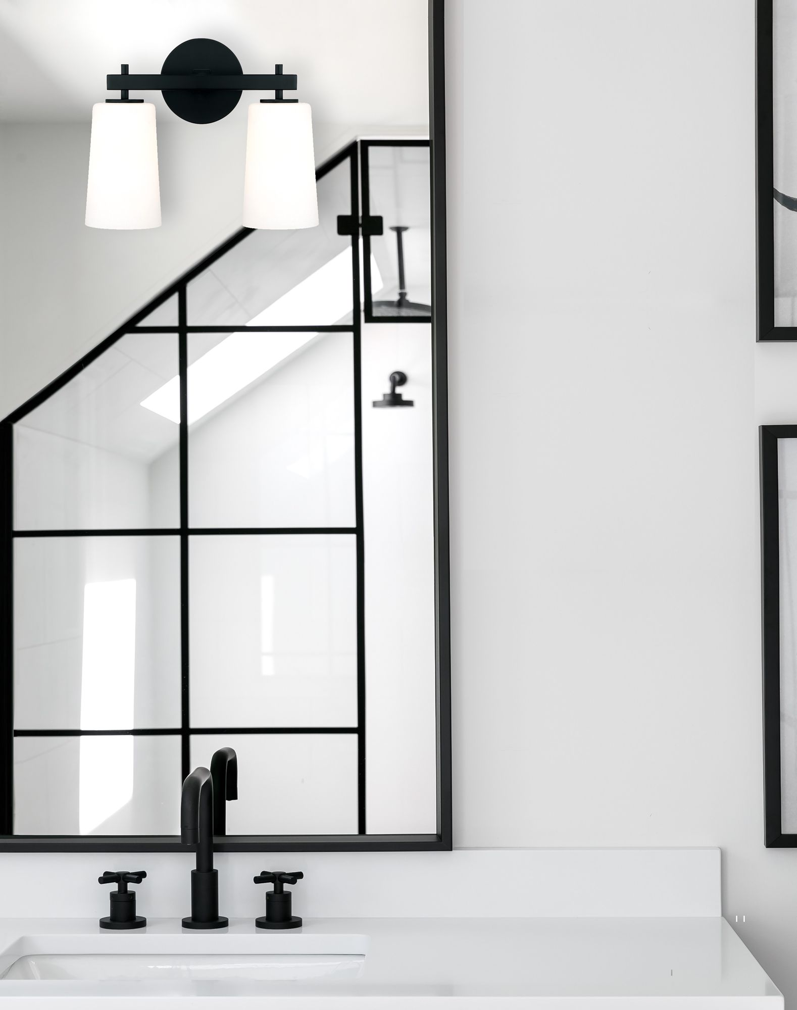 Image 7 Crystorama Colton 14.75'' Black Sconce more views