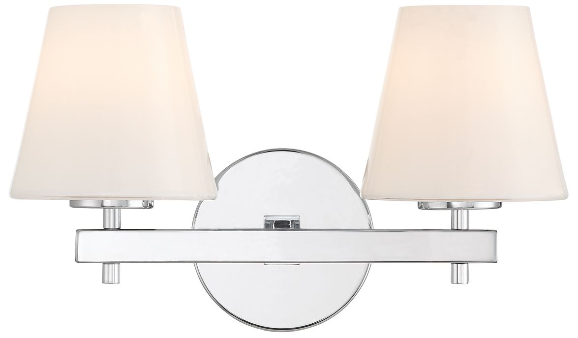 Crystorama Colton 16'' Polished Chrome Sconce