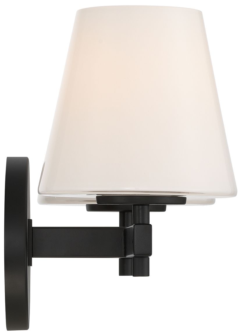 Image 4 Crystorama Colton 16in.  Black Sconce more views