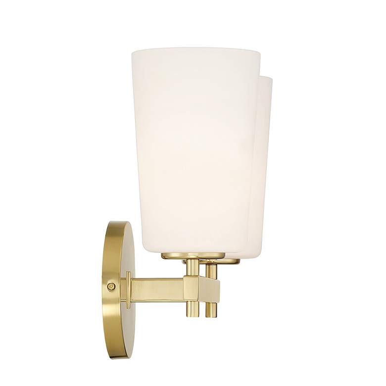 Image 3 Crystorama Colton 23 1/2" Wide 3-Light Aged Brass Bath Light more views