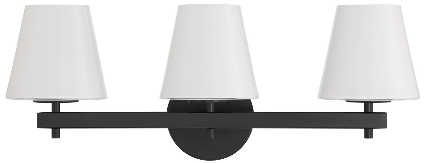 Image 2 Crystorama Colton 24.5'' Black Bathroom Vanity more views