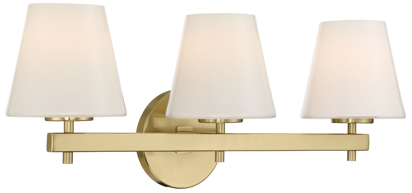 Image 3 Crystorama Colton 24.5'' Vibrant Gold Bathroom Vanity more views