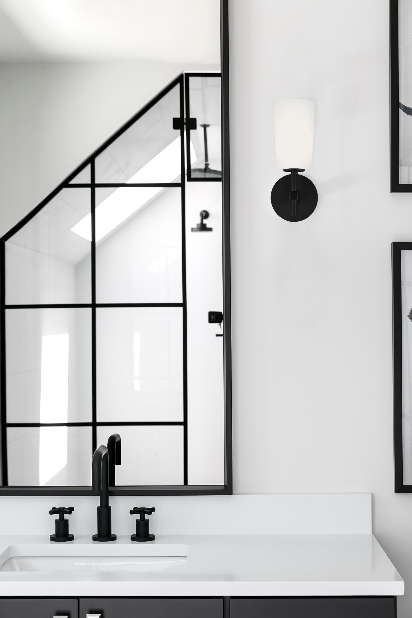 Image 5 Crystorama Colton 5.5'' Black Sconce more views