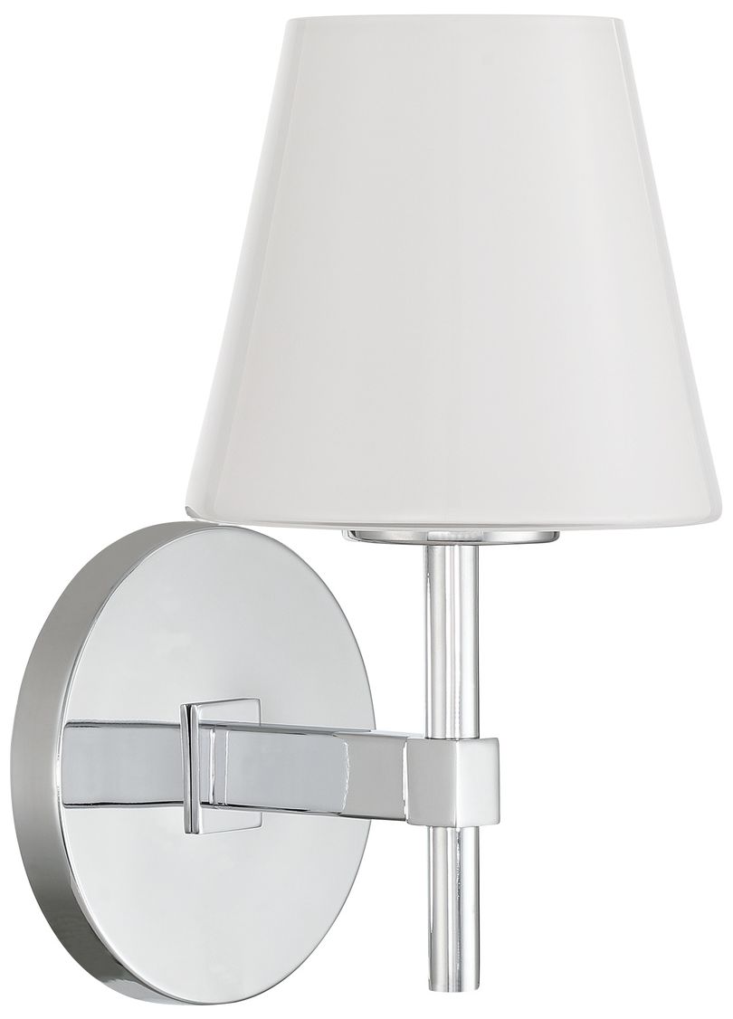 Image 2 Crystorama Colton 6'' Polished Chrome Sconce more views