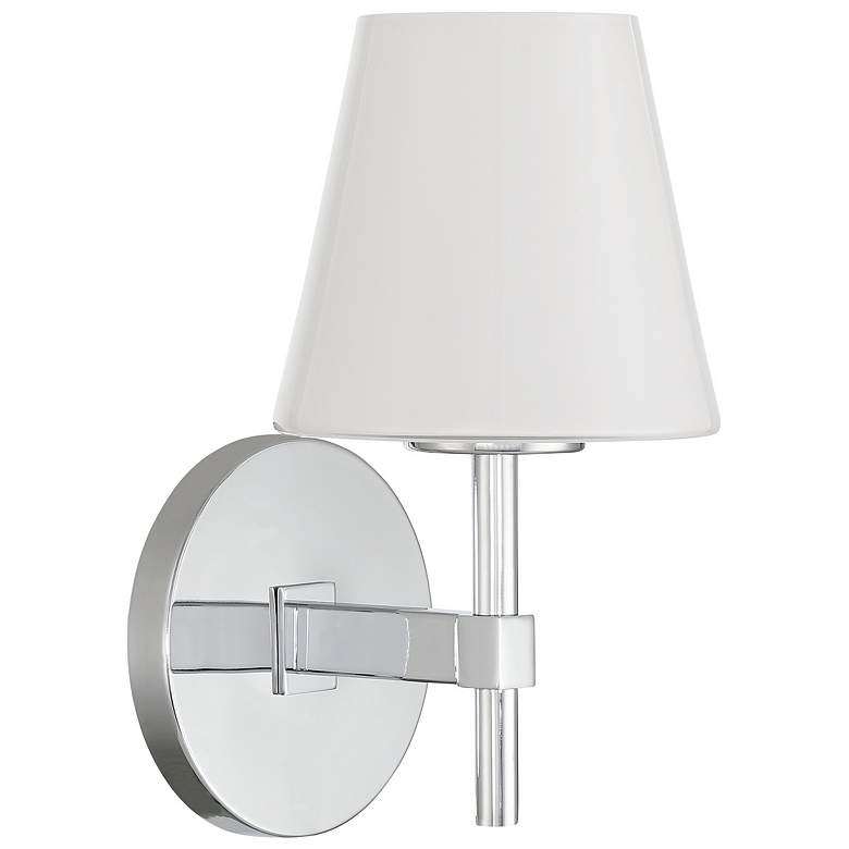 2066x Crystorama Colton 6'' Polished Chrome Sconce - #2066X | Lamps Plus