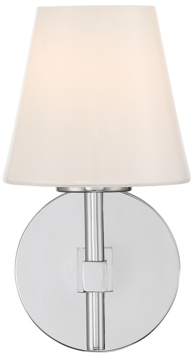 Image 3 Crystorama Colton 6'' Polished Chrome Sconce more views