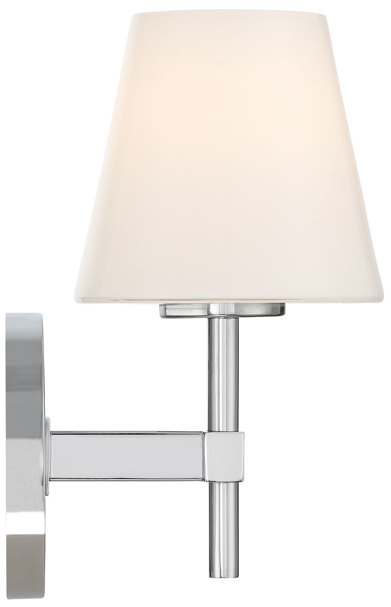 Image 4 Crystorama Colton 6'' Polished Chrome Sconce more views