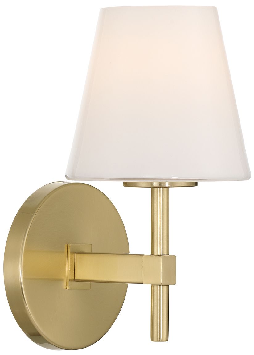 Crystorama Colton 6'' Vibrant Gold Sconce
