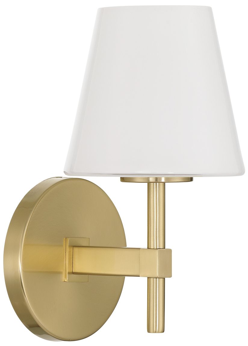 Image 2 Crystorama Colton 6'' Vibrant Gold Sconce more views