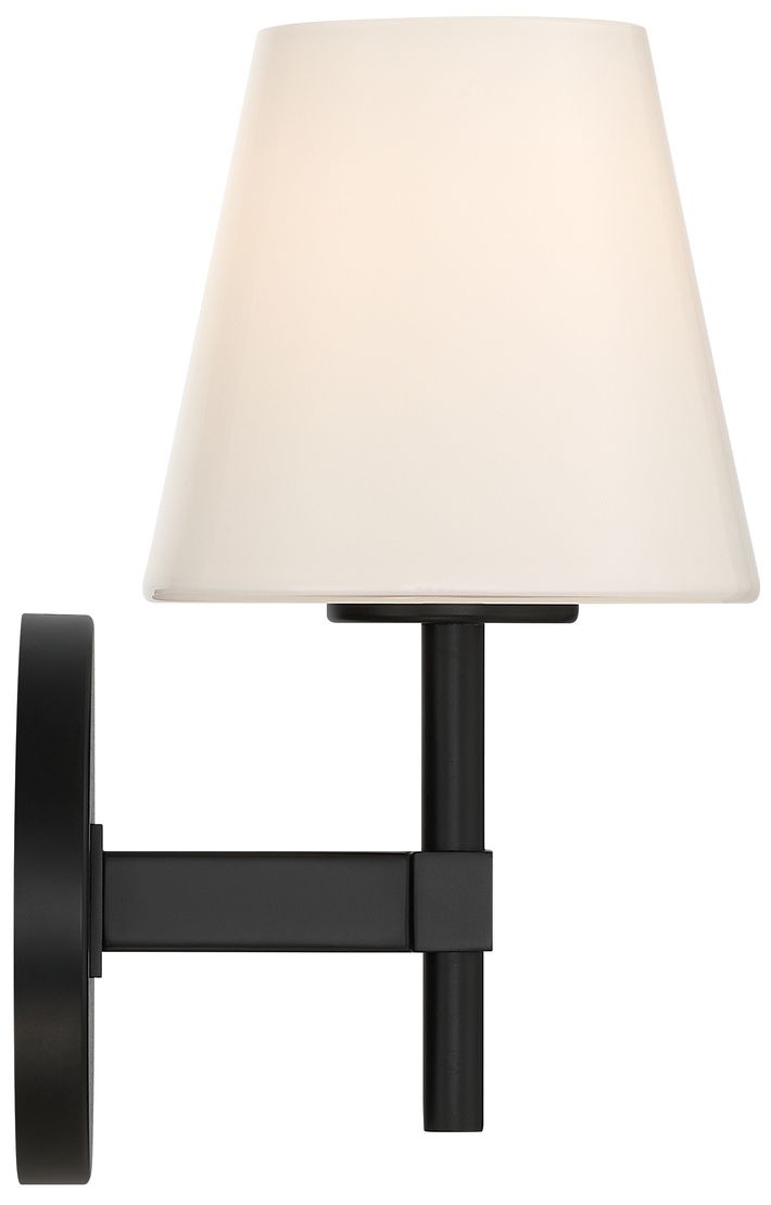 Image 5 Crystorama Colton 6in.  Black Sconce more views