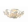4_Crystorama Cut Crystal Flower 16" Wide Six-Light Ceiling Light Fixture more views