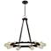 Crystorama Dakota 23"W Dark Bronze 12-Light Chandelier