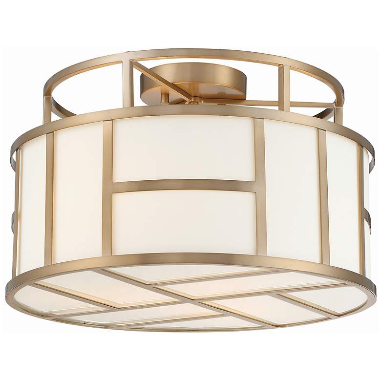 Image 2 Crystorama Danielson 16 1/2" Wide Vibrant Gold Ceiling Light
