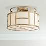 1_Crystorama Danielson 16 1/2" Wide Vibrant Gold Ceiling Light