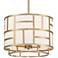 Crystorama Danielson 16 3/4" Wide Vibrant Gold Chandelier