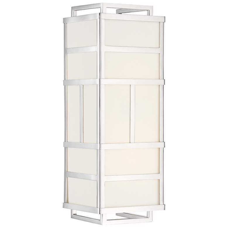 Image 1 Crystorama Danielson 18" High Polished Nickel Wall Sconce