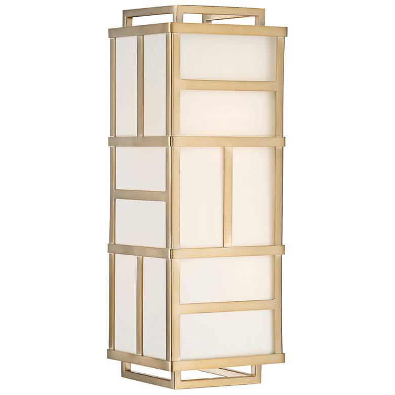 Image 1 Crystorama Danielson 18" High Vibrant Gold Wall Sconce