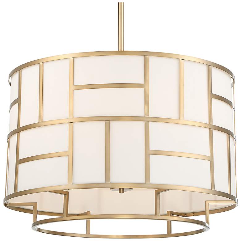 Image 2 Crystorama Danielson 24 3/4" Wide Vibrant Gold Chandelier