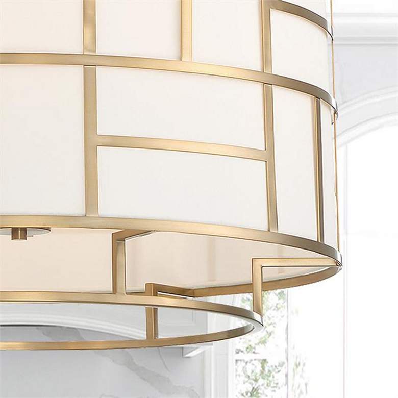 Image 4 Crystorama Danielson 24 3/4" Wide Vibrant Gold Chandelier more views