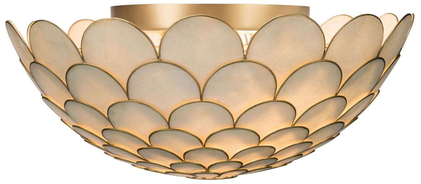 Thumbnail2 of Crystorama Darby 16'' LED Soft Gold Semi Flush Mount