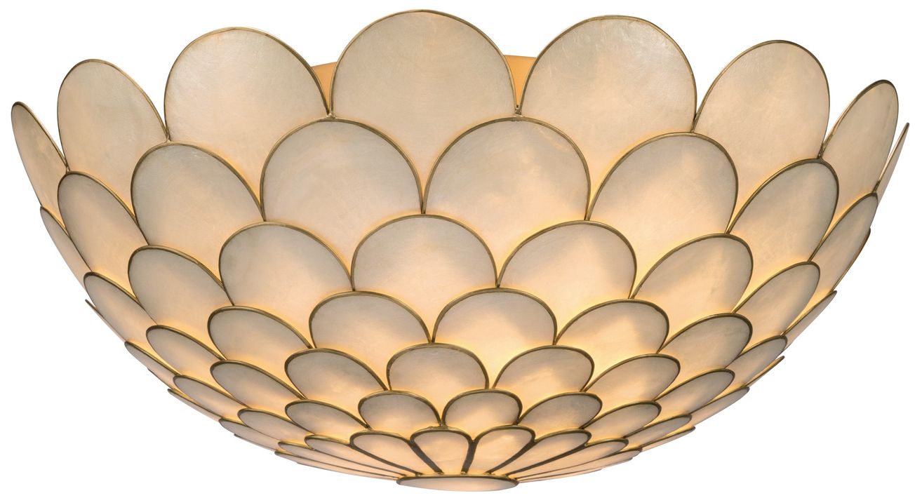 Thumbnail4 of Crystorama Darby 16'' LED Soft Gold Semi Flush Mount more views