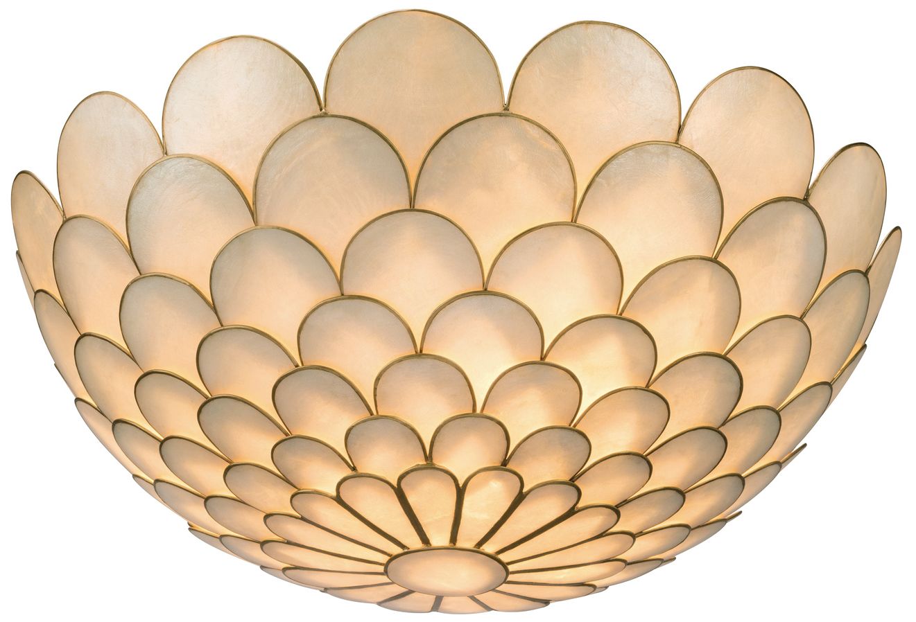 Crystorama Darby 16'' LED Soft Gold Semi Flush Mount