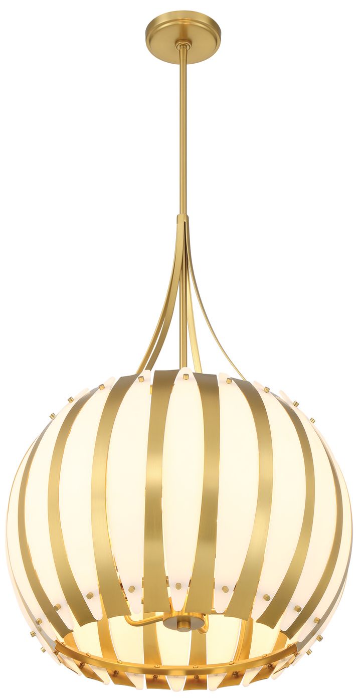 Image 4 Crystorama Daria 20.5'' Luxe Gold Chandelier more views