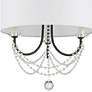 7_Crystorama Delilah 15 3/4"W Matte Black 3-Light Chandelier more views