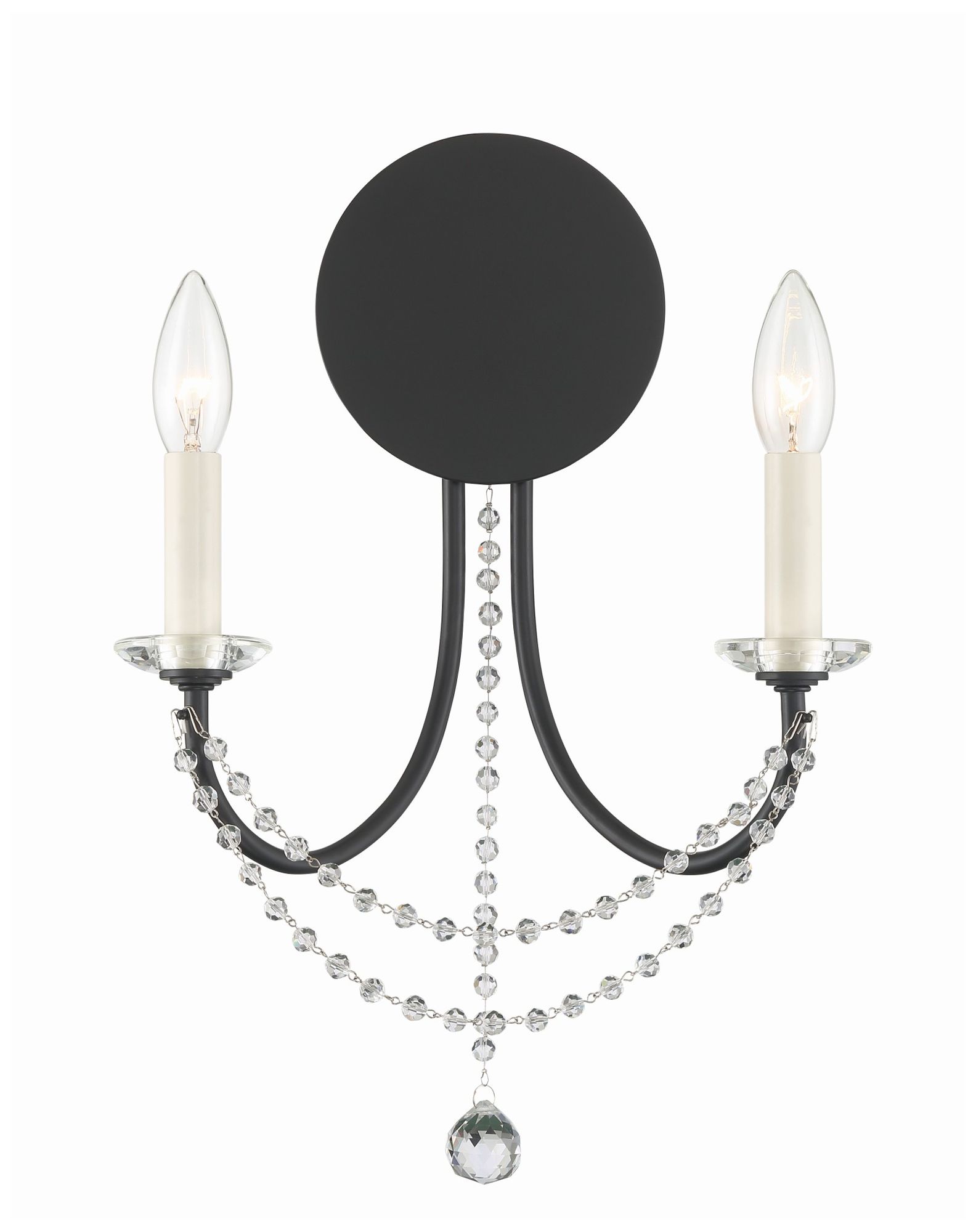 Crystorama Delilah Black Collection