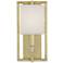 Crystorama Dixon 15" High Aged Brass Metal Wall Sconce