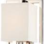 2_Crystorama Dixon 15"H Polished Nickel 1-Light Wall Sconce more views