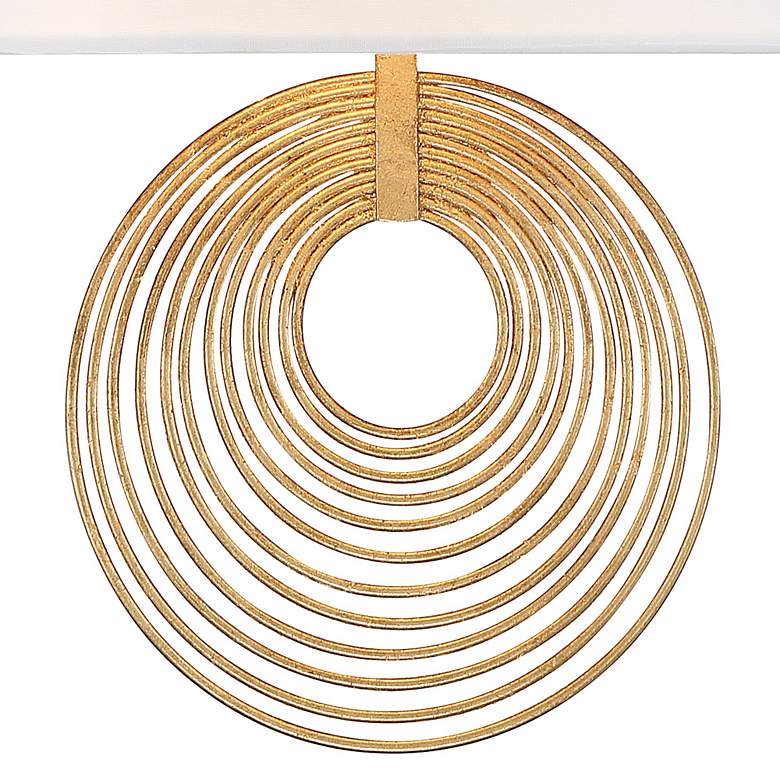 Image 2 Crystorama Doral 14" High Renaissance Gold Wall Sconce more views