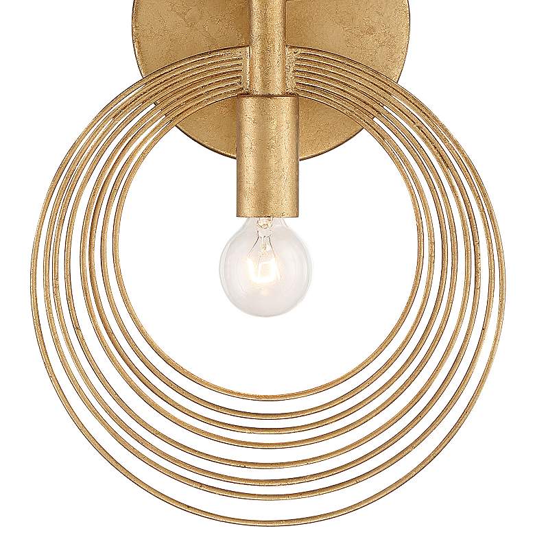 Image 5 Crystorama Doral 16 1/4" High 2-Light Renaissance Gold Sconce more views