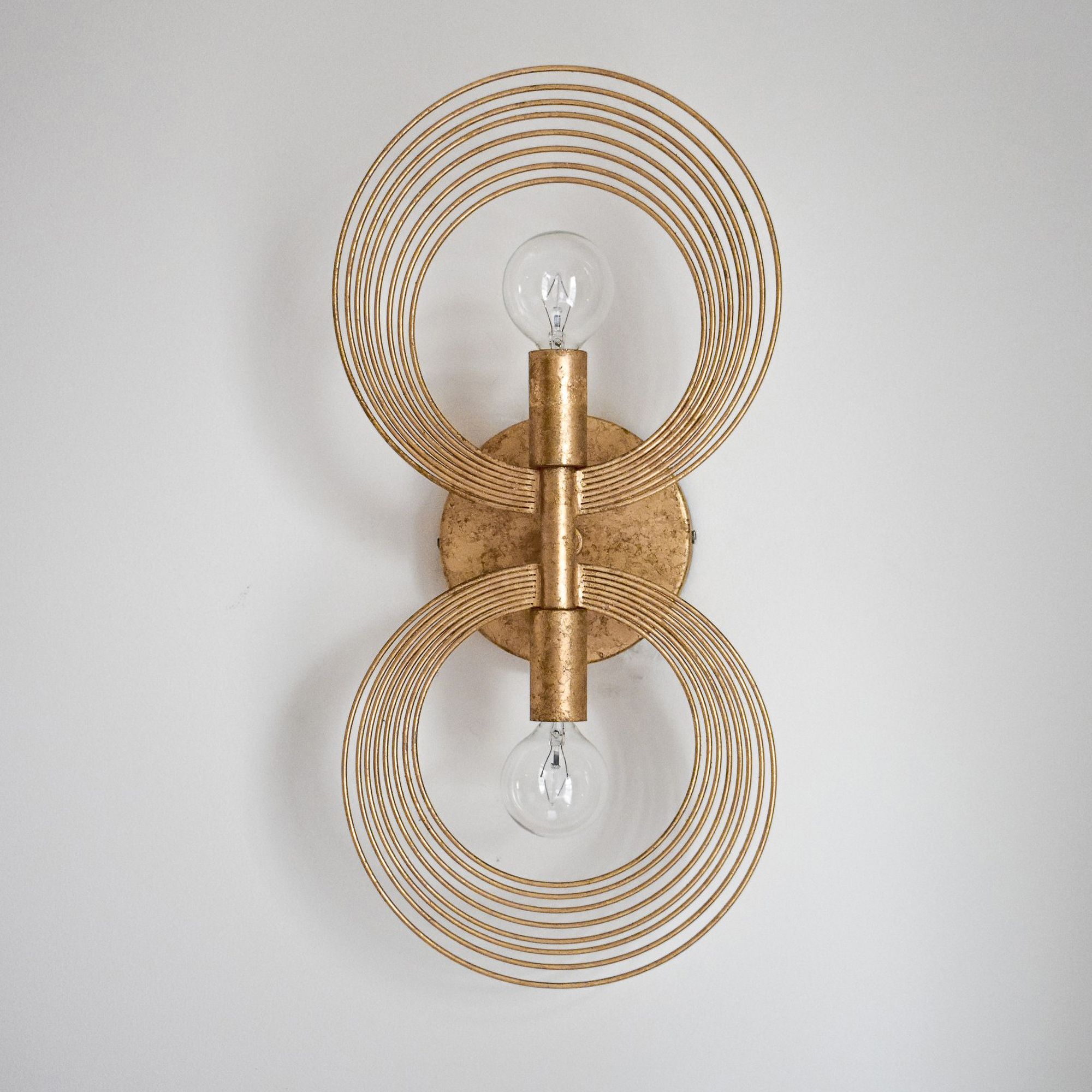 Crystorama Doral 16 1/4" High 2-Light Renaissance Gold Sconce