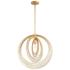 Crystorama Doral 20" Wide Renaissance Gold Pendant Light