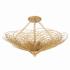 Crystorama Doral 24"W Renaissance Gold 6-Light Ceiling Light