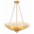Crystorama Doral 6 Light Renaissance Gold Chandelier