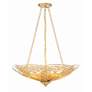4_Crystorama Doral 6 Light Renaissance Gold Chandelier more views