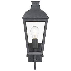 Image3 of Crystorama Dumont 17 1/2" High Graphite Outdoor Wall Light more views