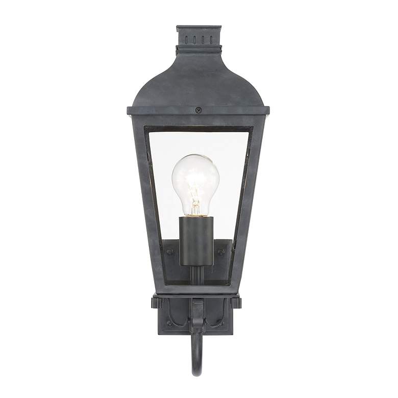 Image 3 Crystorama Dumont 17 1/2" High Graphite Outdoor Wall Light more views