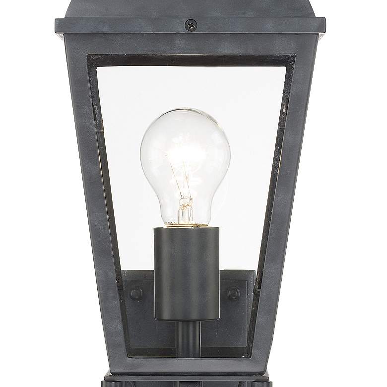 Image 4 Crystorama Dumont 17 1/2" High Graphite Outdoor Wall Light more views