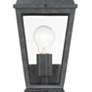 4_Crystorama Dumont 17 1/2" High Graphite Outdoor Wall Light more views