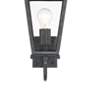 5_Crystorama Dumont 17 1/2" High Graphite Outdoor Wall Light more views