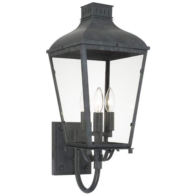 Image 2 Crystorama Dumont 23 1/2" High Graphite Outdoor Wall Light